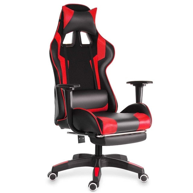 Computer Office Chair WCG Gaming Chair Home Internet Desk Chair with Footrest Swivel Lifting Lying Ergonomic Office Gamer Chair