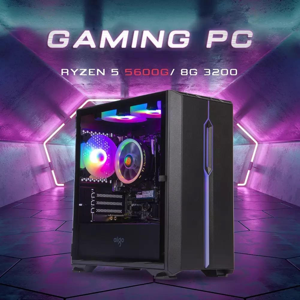 GAMING PC Core i5 E5-2650 CPU withGTX1050 GTX750 pc Gamer With Light Window Desktop Side Dustproof Host Black Pc Gamer Complete