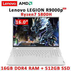 New Lenovo Legion R9000P 2021 Gaming Laptop 16inch 165Hz High Refresh Rate IPS Screen AMD R7 5800H GeForce RTX3060 Backlit metal